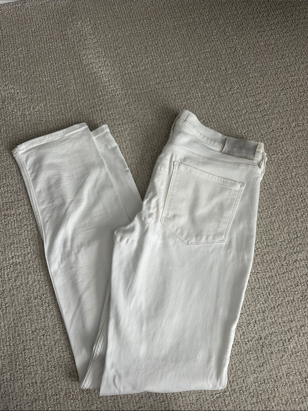 PAIGE Men's Lennox Slim Straight Jeans in White